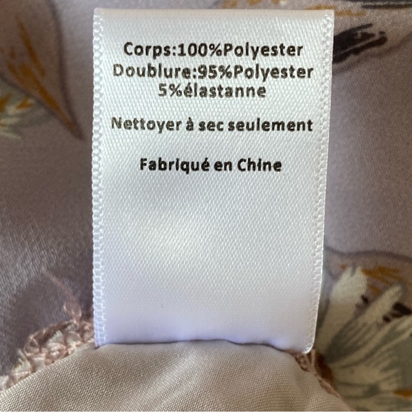 Aster One Sleeve Tulip Top Skirt Floral Mini Dress Size Small - Picture 13 of 13